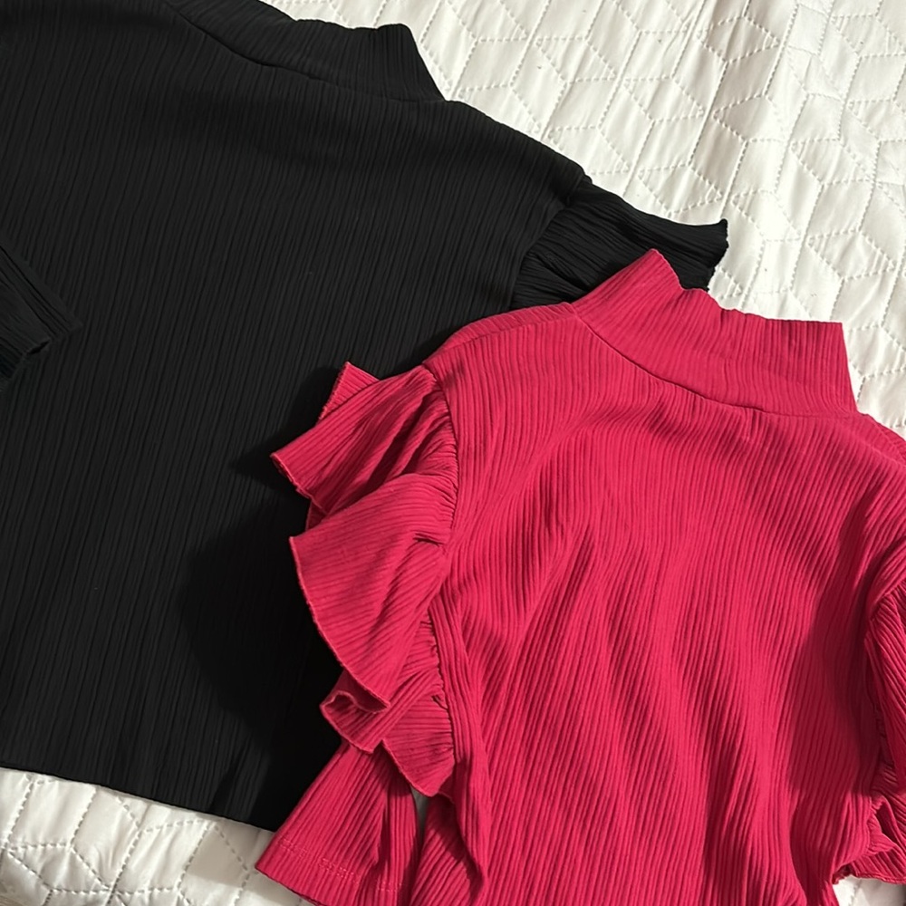 bundle of two zara tops